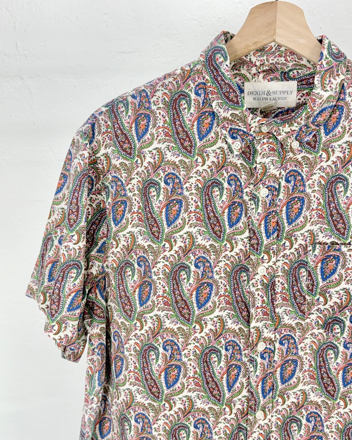 데님 앤 서플라이 랄프 로렌 멀티 페이즐리 숏 셔츠 상품이미지2