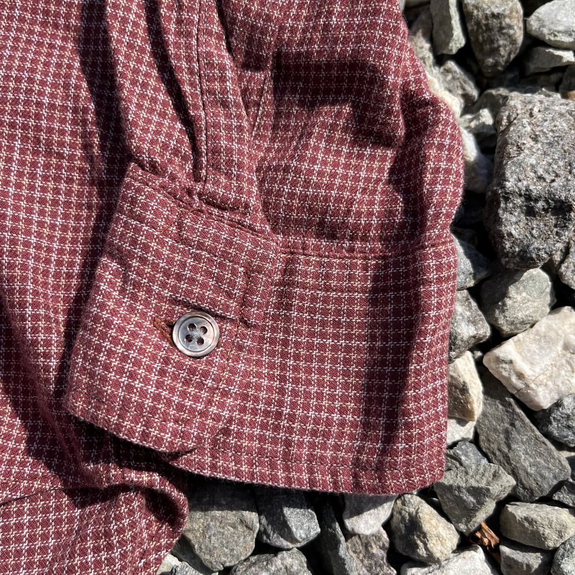 BEAMS 깅엄체크 셔츠 (실측확인) 상품이미지2