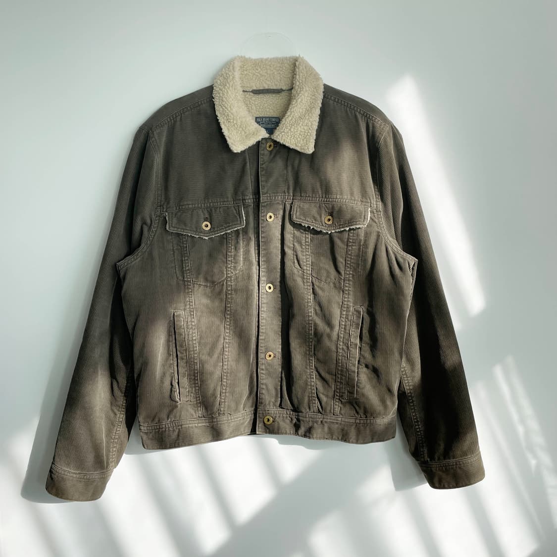 A2 폴로 진스 컴퍼니 성조기 코듀로이 쉐르파 자켓 L사이즈 상품이미지2