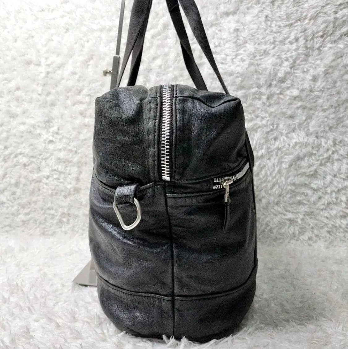 요지 야마모토 소가죽 투웨이 보스톤백 상품이미지4