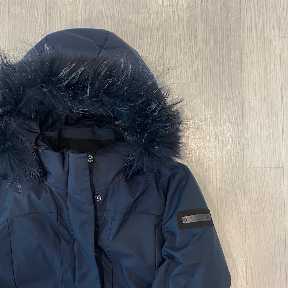 윌슨 네오몬스터 하프 패딩 M 네이비 상품이미지1