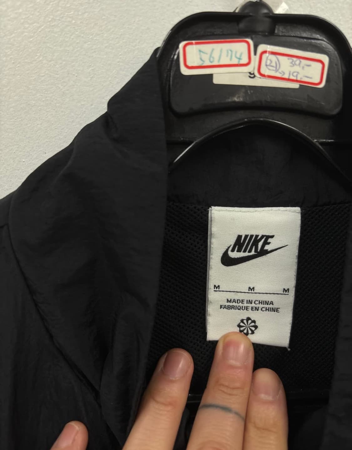 나이키 빅로고 우먼 오버핏 바람막이  상품이미지4