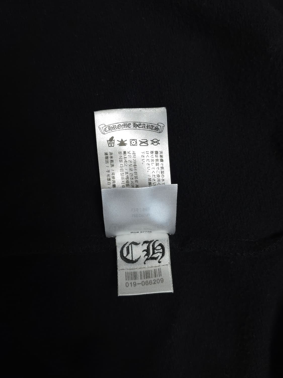 [M] 크롬하츠 홀스슈 플로랄 후드집업 블랙 상품이미지9