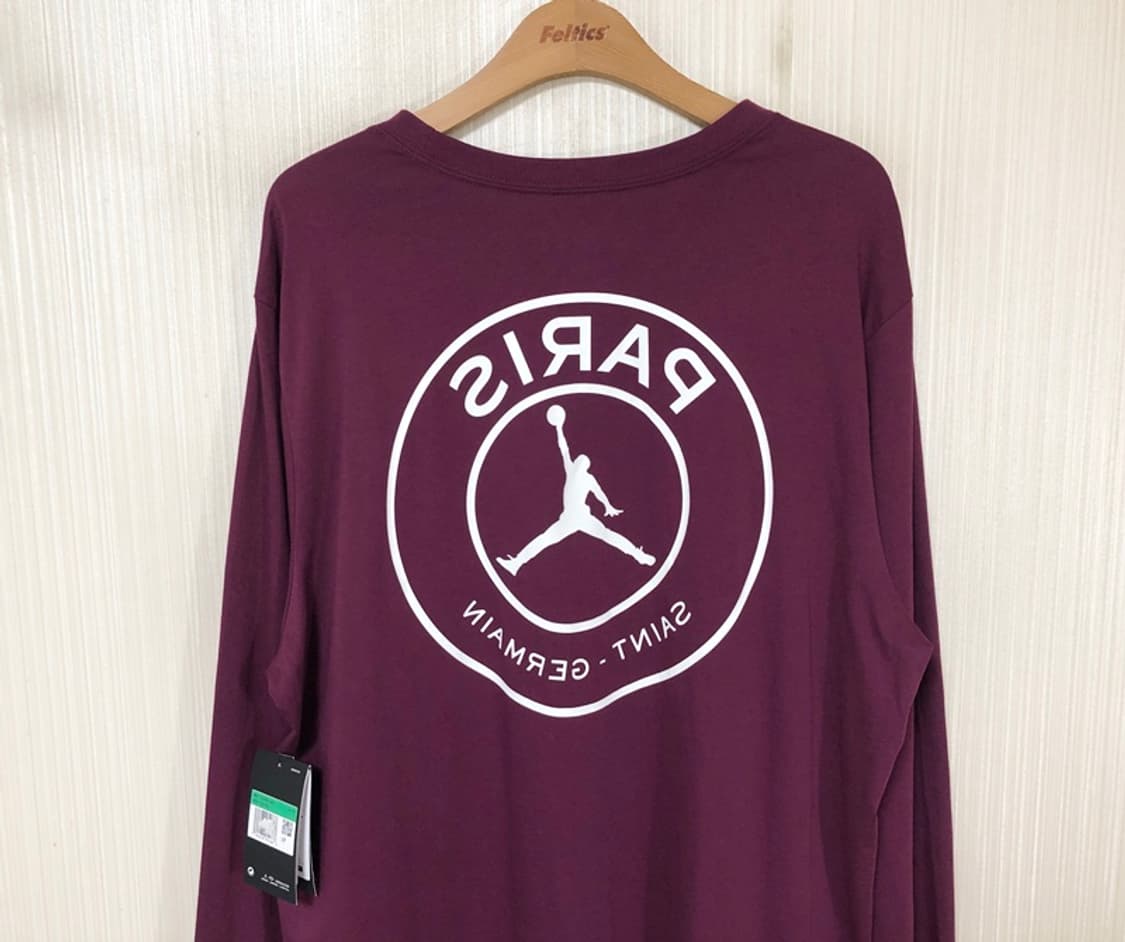 나이키조던X파리생제르맹 빅로고 롱슬리브티셔츠 XL(110) 상품이미지9