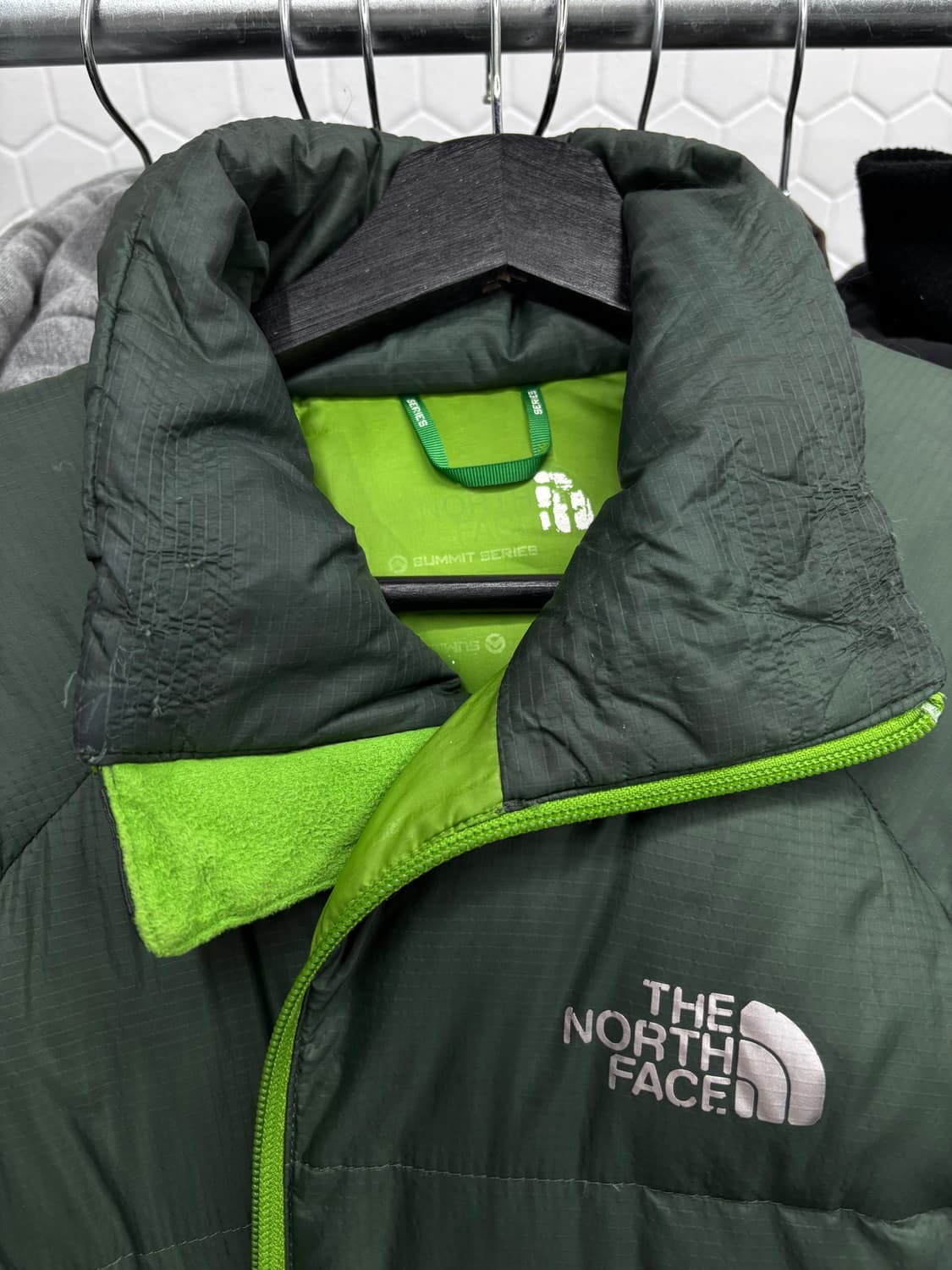 노스페이스 700 엘리시움 그린 패딩  상품이미지6