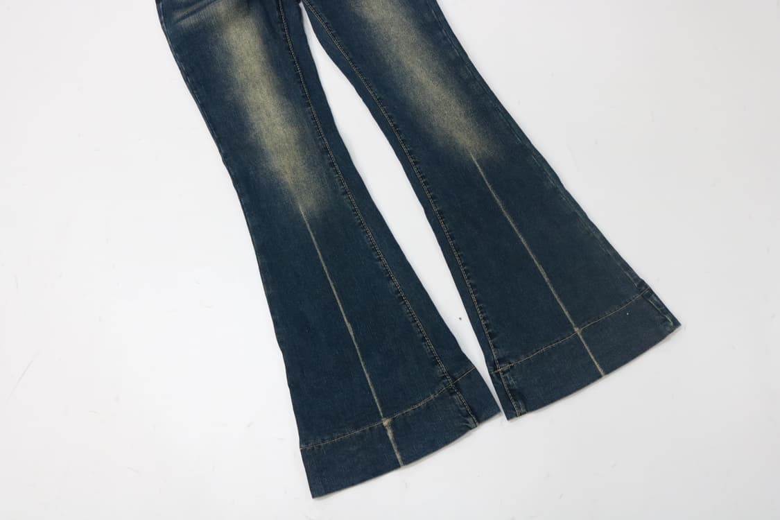 Sanye 빈티지 워싱  부츠컷 데님 팬츠 상품이미지4