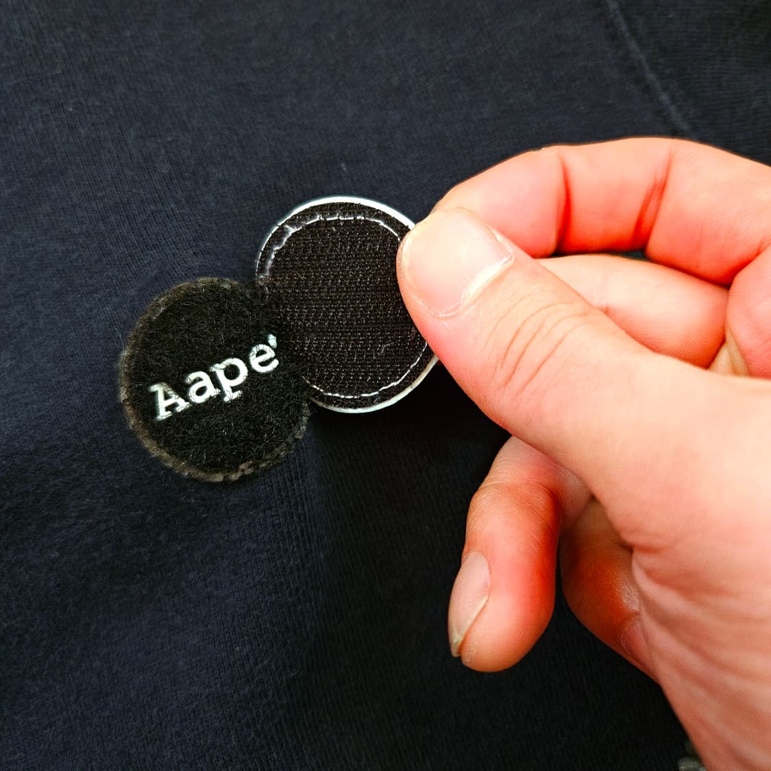 Aape by bathing 에이프 기모 스웻 맨투맨 티셔츠 M size 상품이미지5