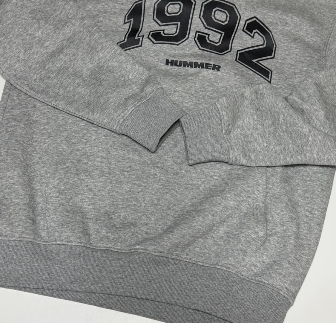 HUMMER 후드티 멜란지 그레이 상품이미지4