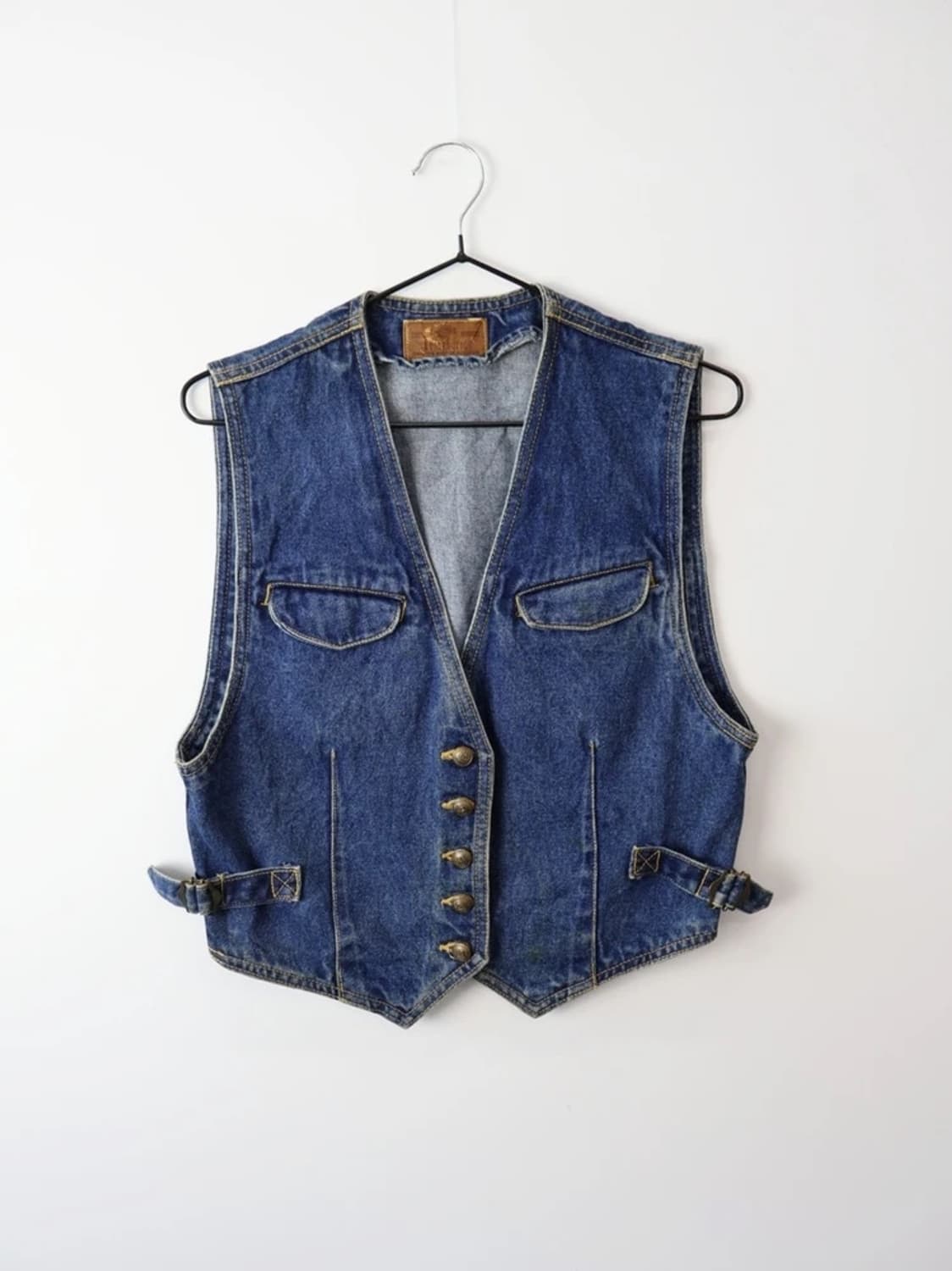 90s Satisfaction Denim Vest 상품이미지3