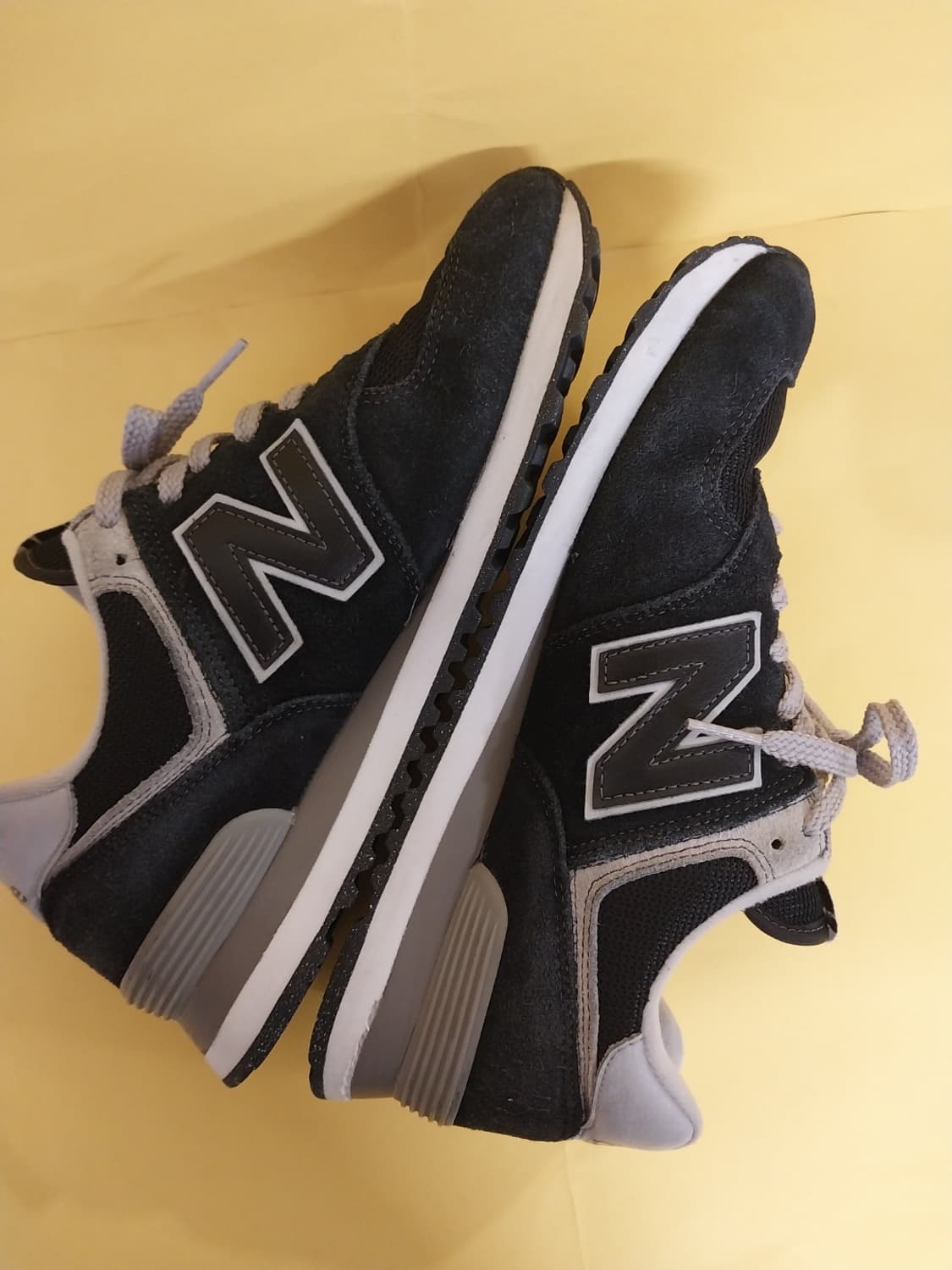 남성 뉴발란스 574 블랙 스니커즈, 운동화 (260) 상품이미지7