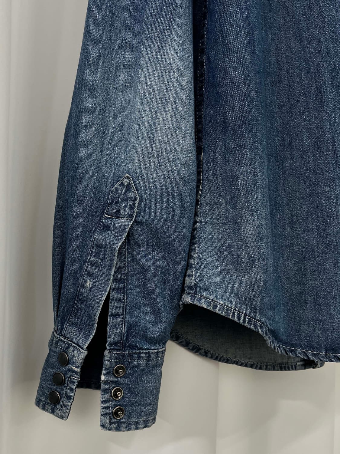 폴로 랄프로렌 콘초 사우스웨스턴 워시드 데님 웨스턴 셔츠 상품이미지8