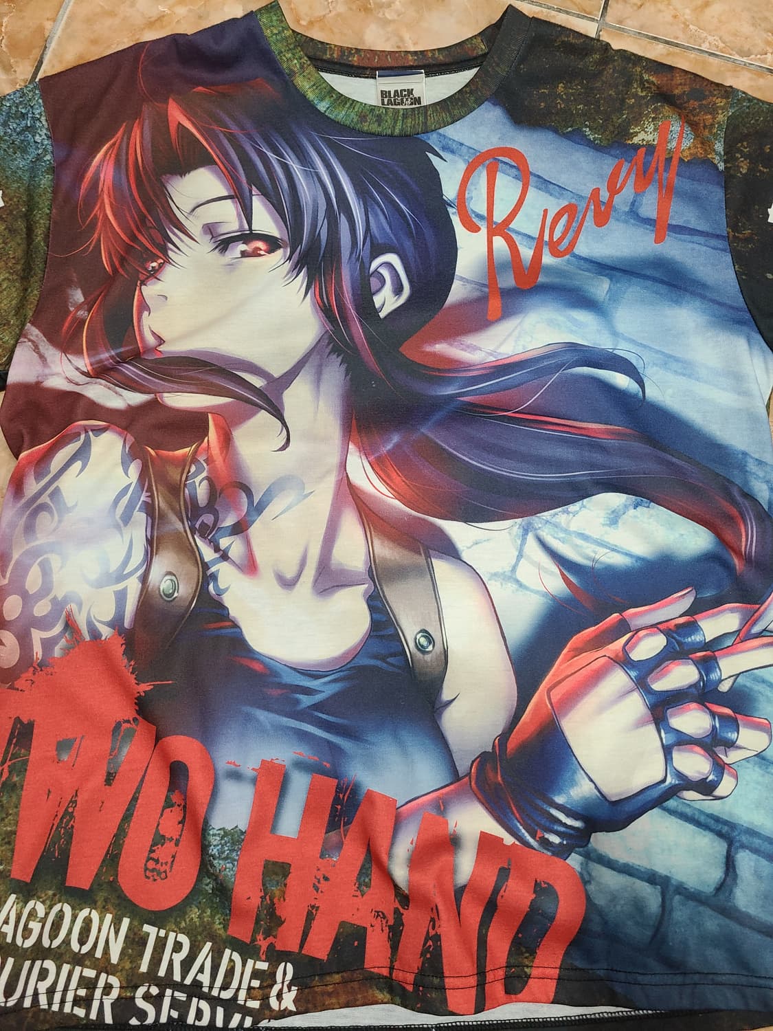 COSPA BLACK LAGOON 폴리 반팔티셔츠 상품이미지2