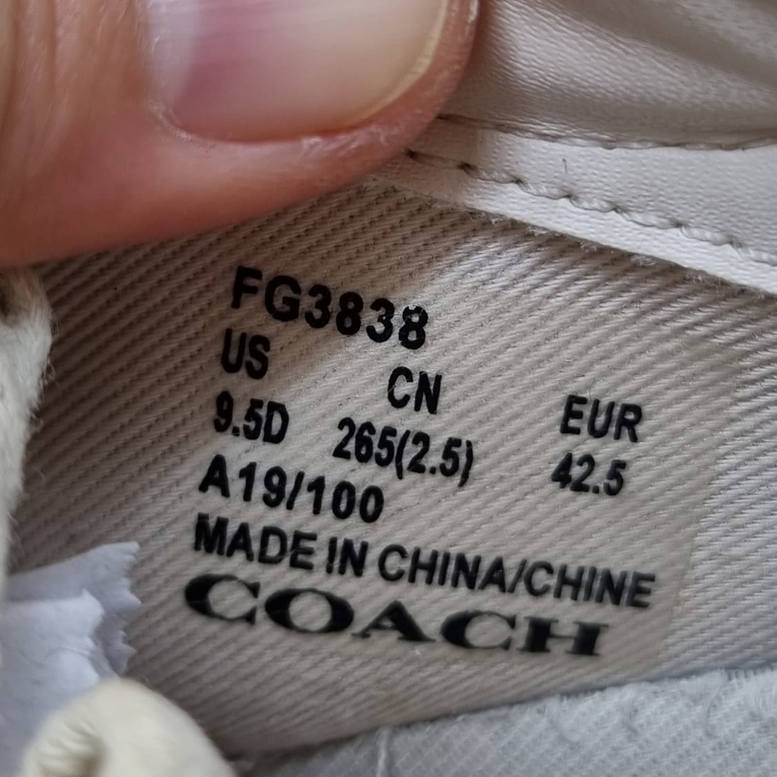 코치 남성스니커즈 265-270 상품이미지6