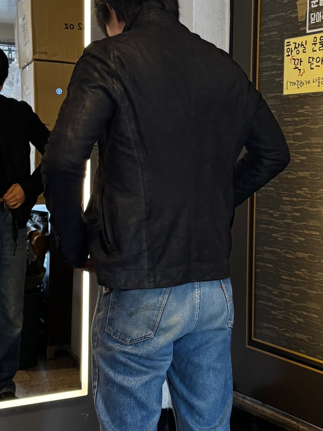 [3] 율리우스 13FW Leather Jacket 상품이미지10