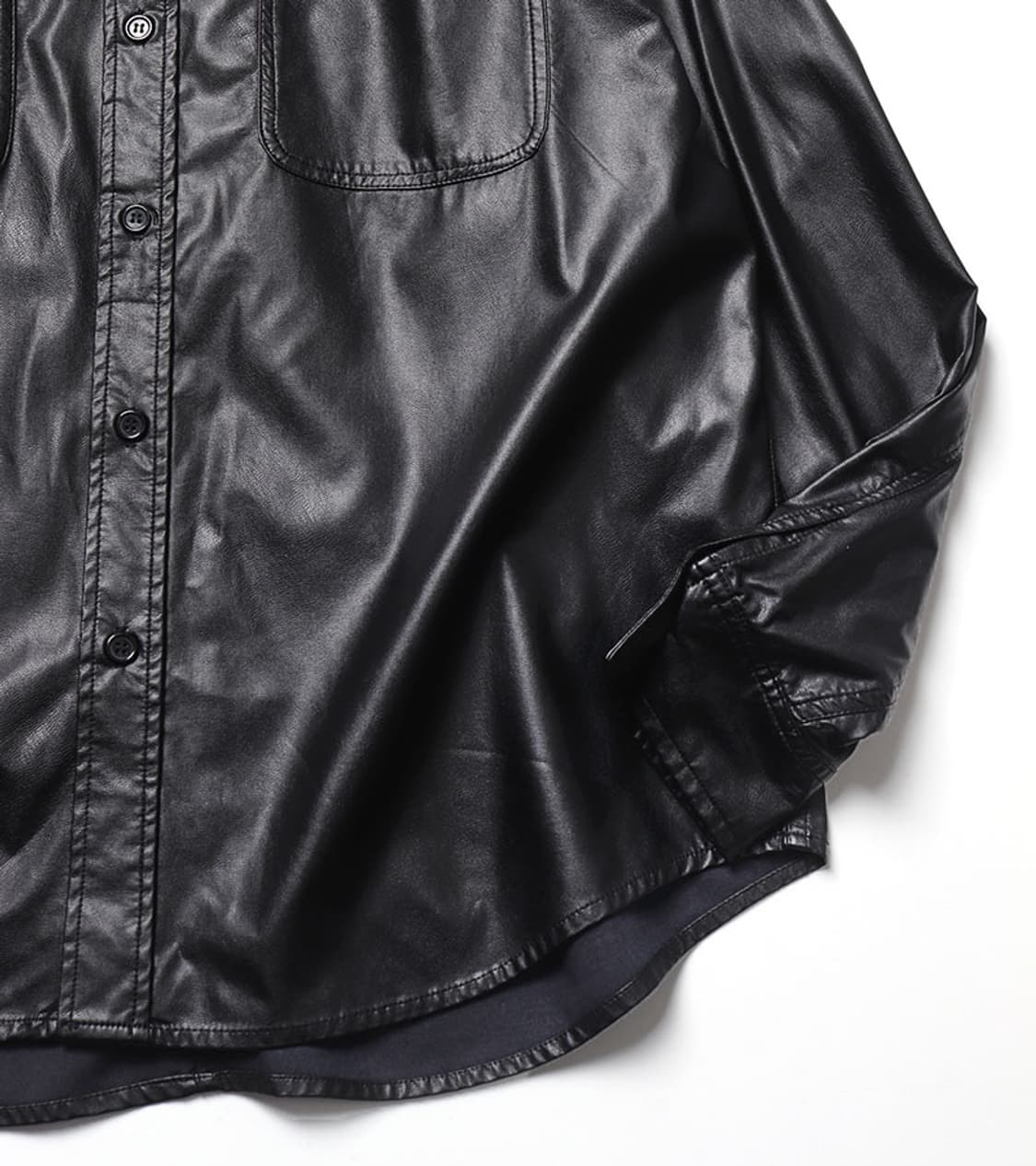 FREAK’S STORE - 24SS LEATHER SHIRT 상품이미지6