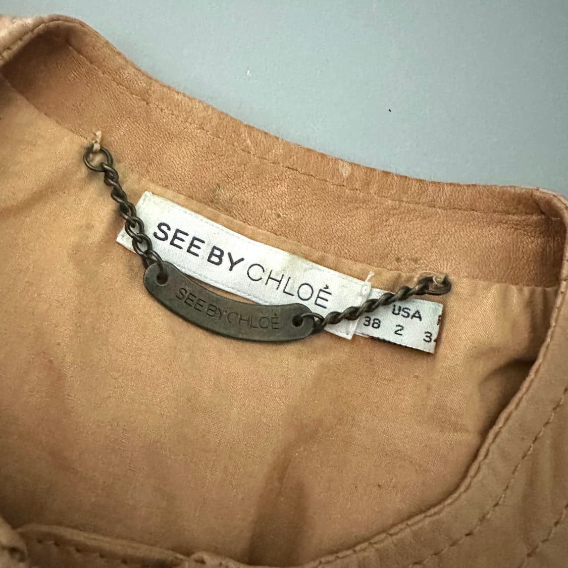 시바이클로에 see by chloe 양가죽 자켓 상품이미지5