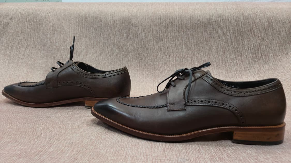 미소페 270mm- 브라운  남성용 가죽 정장 구두 상품이미지4