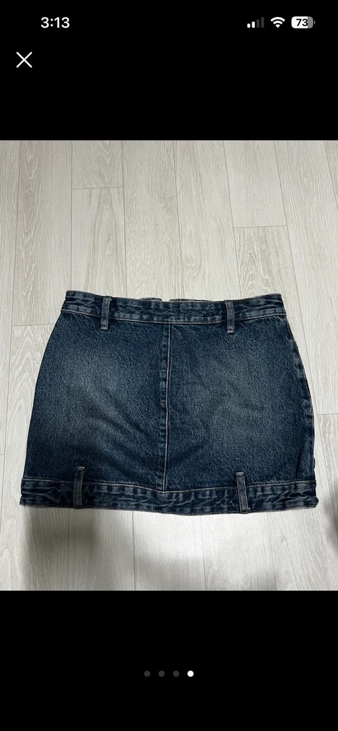 자라 y2k 데님 미니스커트 상품이미지4