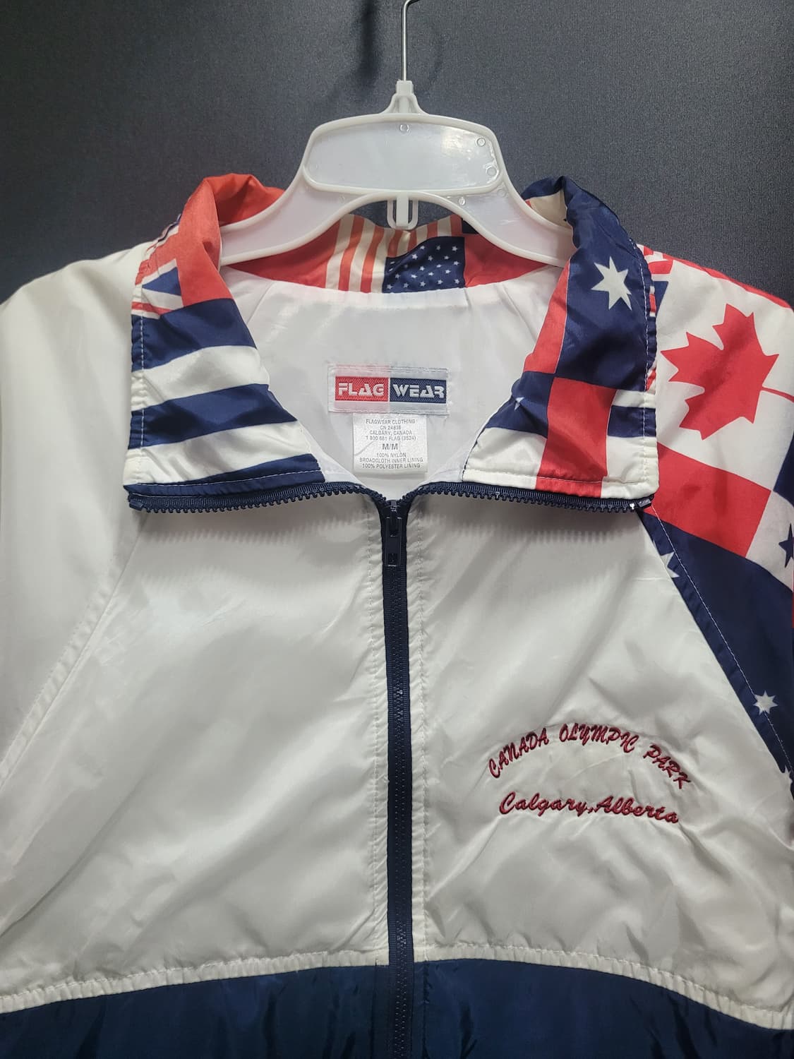 Flag Wear Multi Flag 빈티지 아카이브 바람막이 자켓 상품이미지2