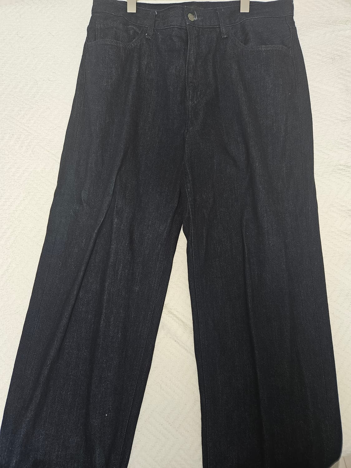 34) 유니클로 와이드 스트레이트 진 68블루 상품이미지2