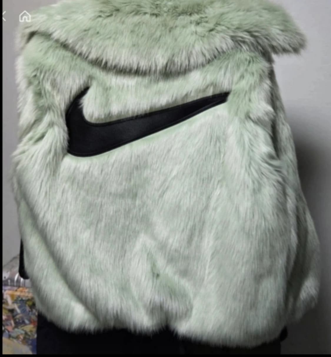 나이키x엠부쉬 리버시블 퍼 포우 퍼 자켓 L 상품이미지8