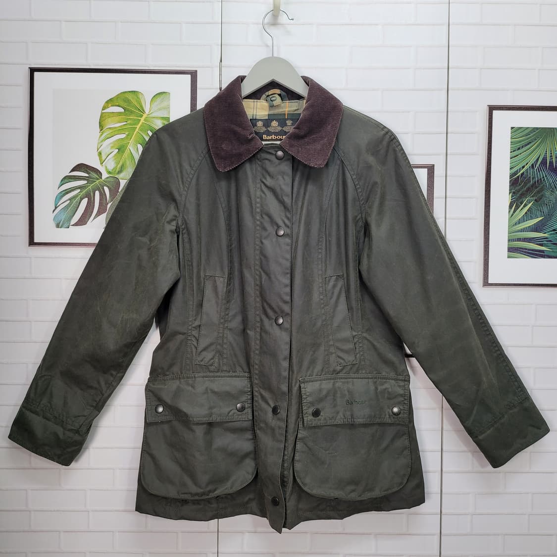 바버 비드넬 왁스 재킷 자켓 UK10 EU36 사이즈 상품이미지2