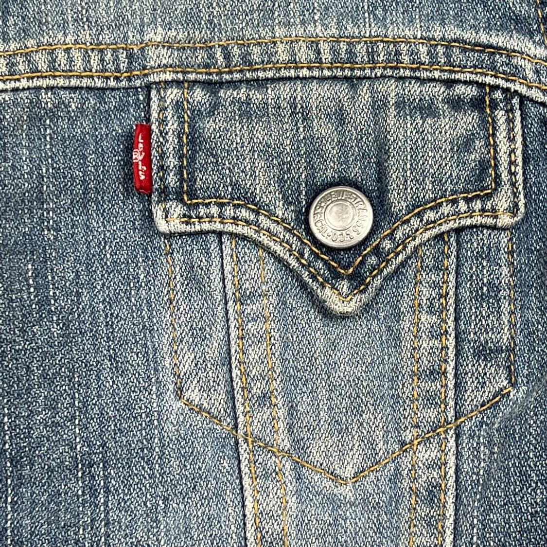 리바이스 차이나카라 데님 트러커자켓 여성M 상품이미지3