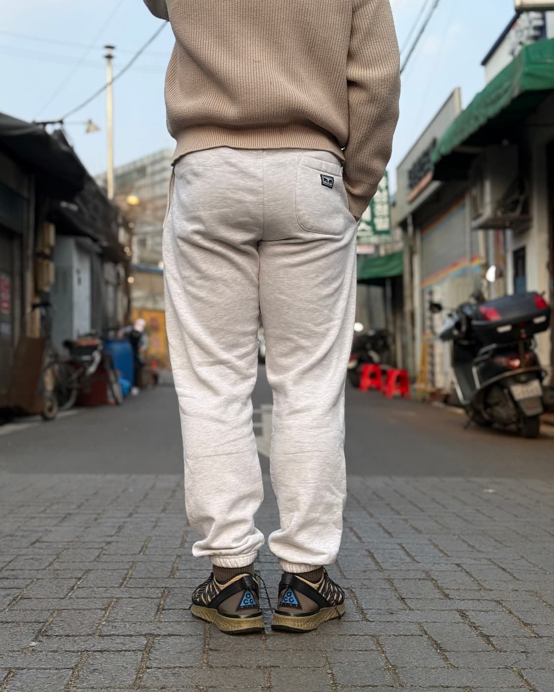 오베이 Established 웍스 아이즈 스웻팬츠 M 상품이미지9