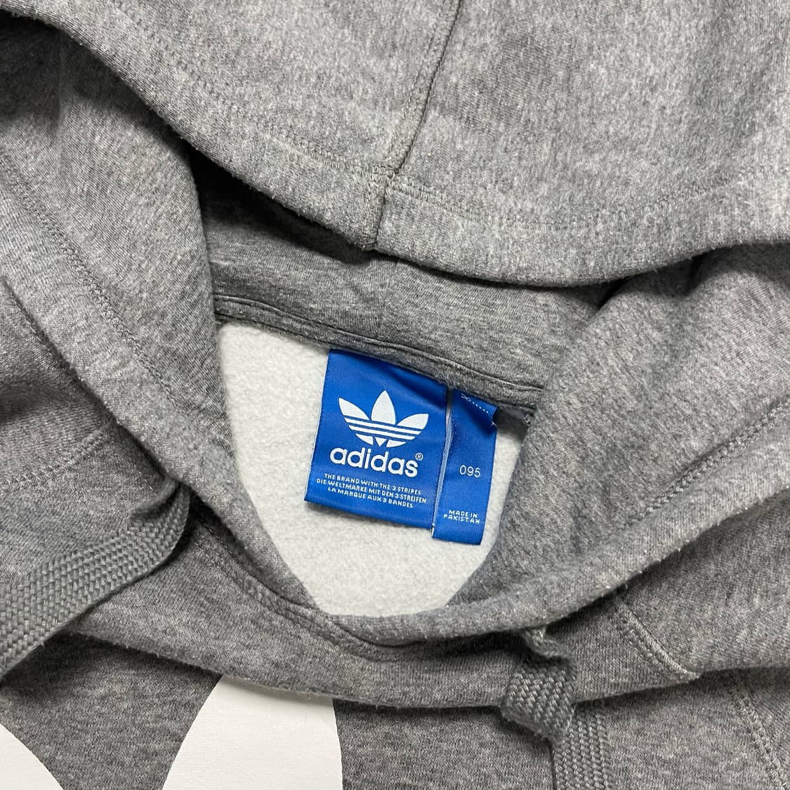 Adidas trefoil grey hoodie 상품이미지6