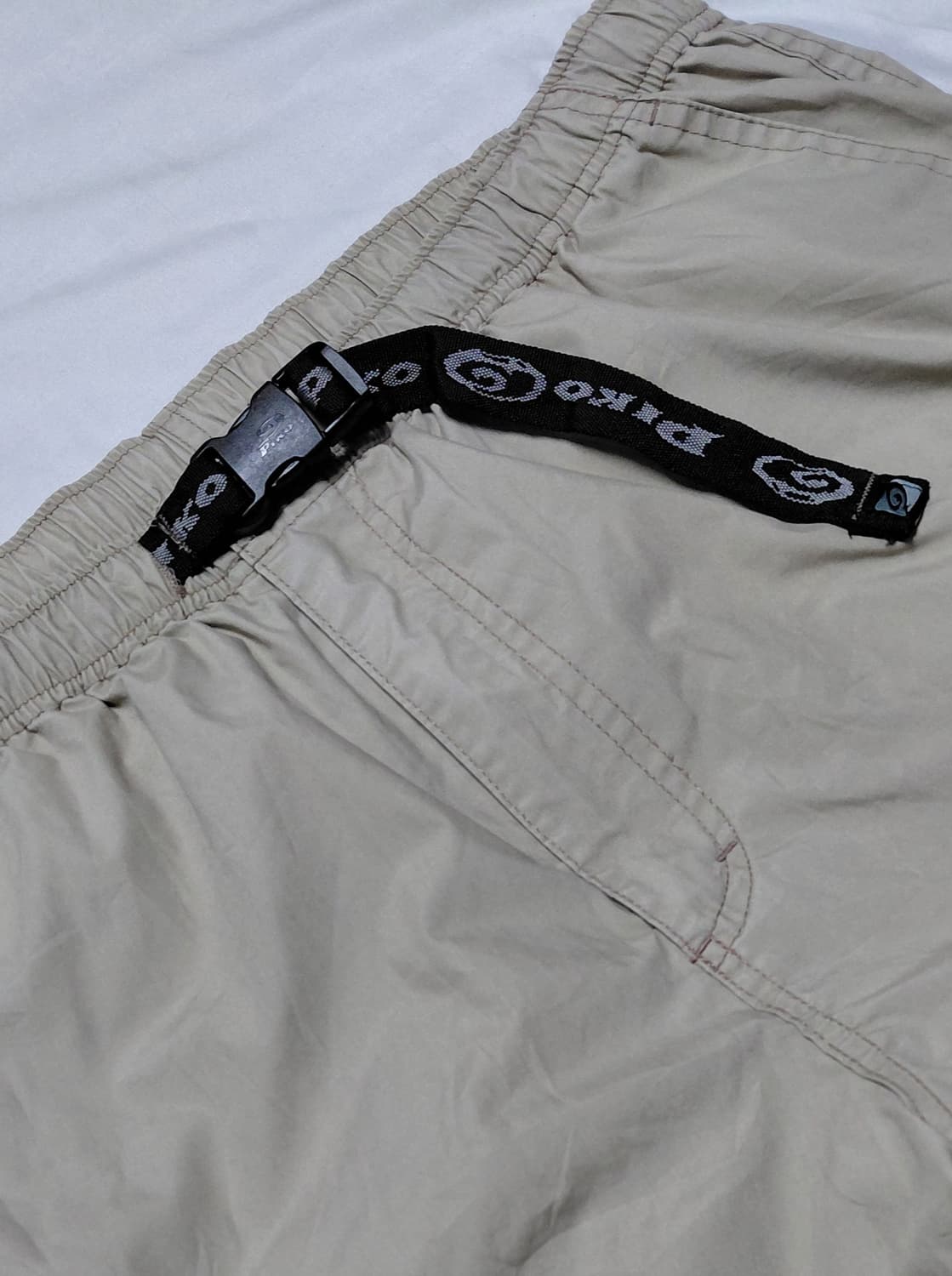 [Y2K/빈티지/L] PIKO 피코 테크니컬 7부 카고 팬츠 (베이지) 상품이미지2