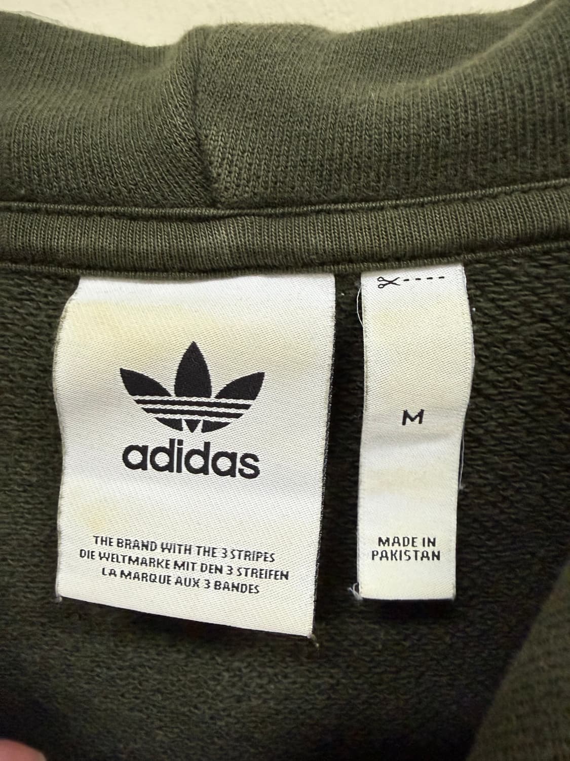 아디다스 카키 후드티 상품이미지2