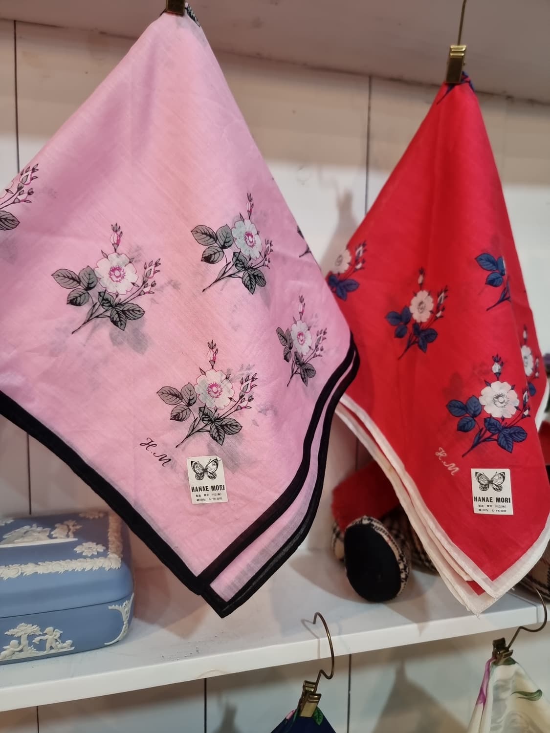 하나에모리 손수건8종일괄 플라워 패턴 스카프 상품이미지6