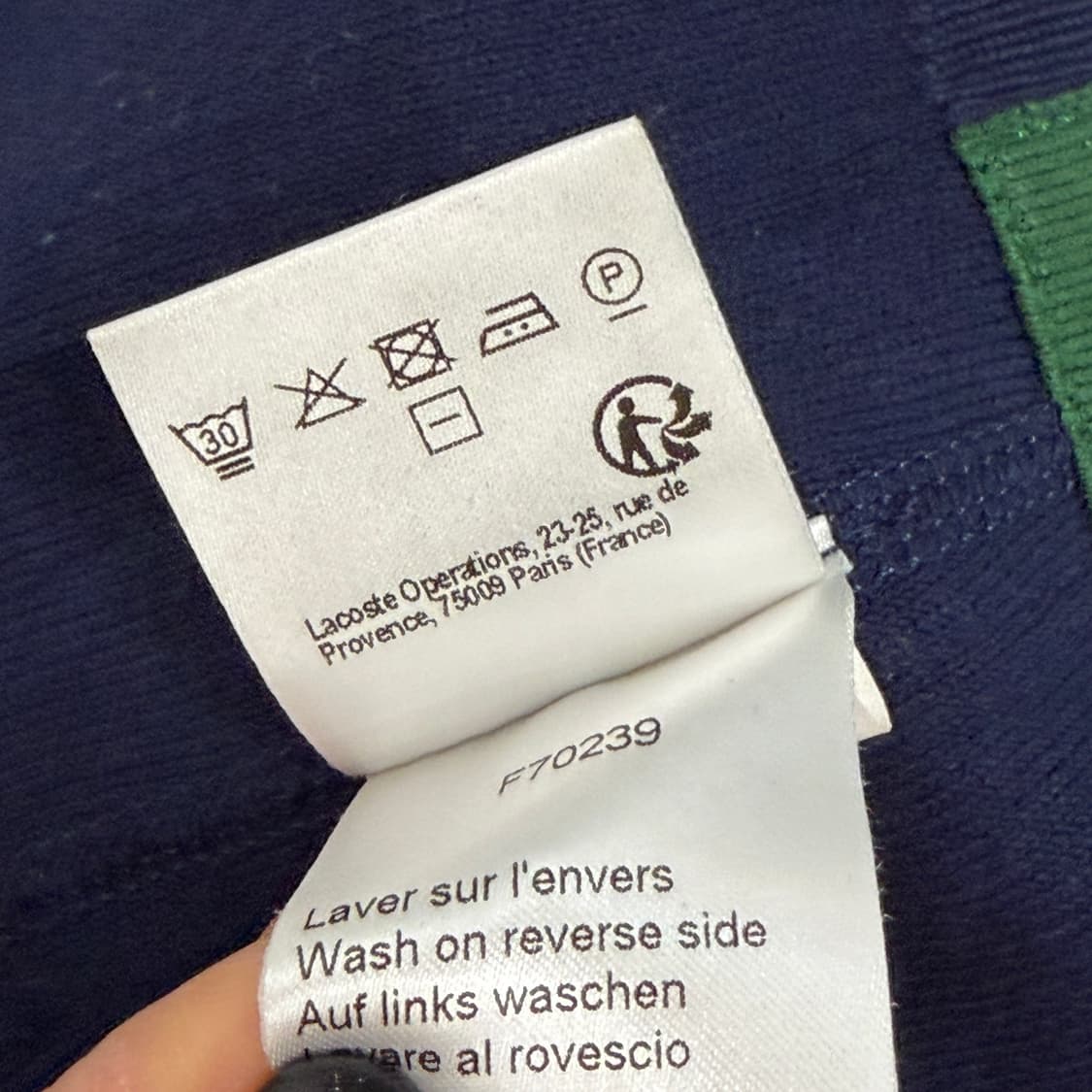 [S] 라코스테 니트 스웨터 FRANCE MADE 상품이미지7