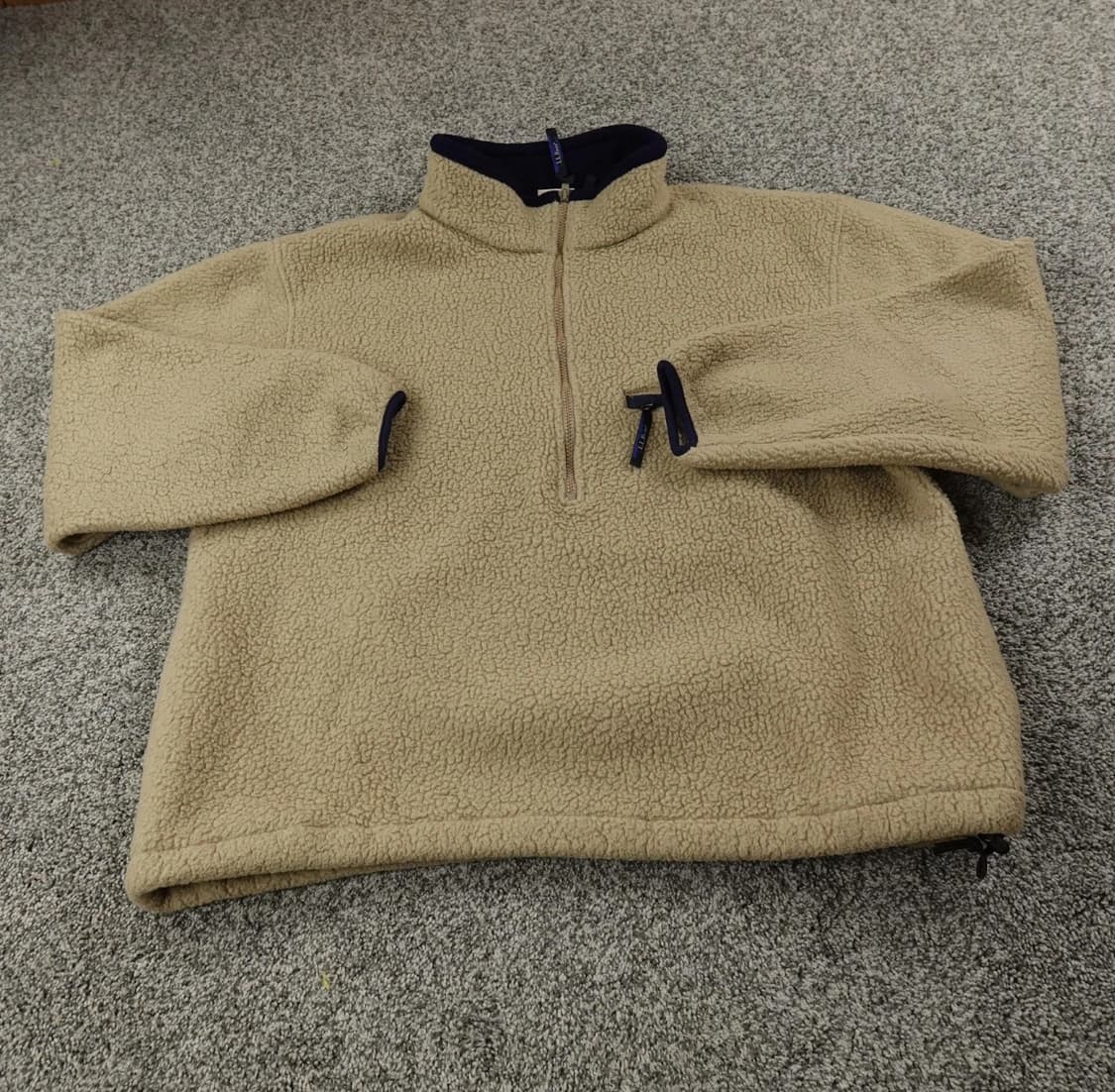 80s 엘엘빈 플리스 풀오버 내츄럴 L (데드스탁급) 상품이미지3