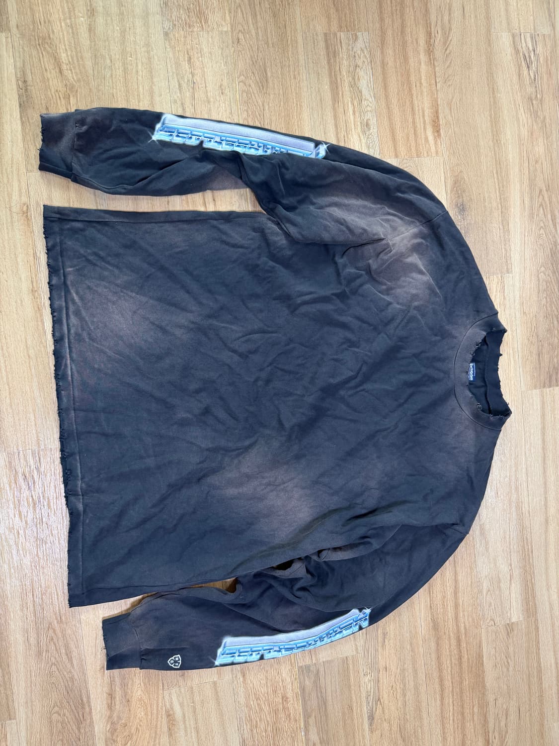 헤리티지플로스 빈티지 긴팔 티셔츠 블랙XL 상품이미지2