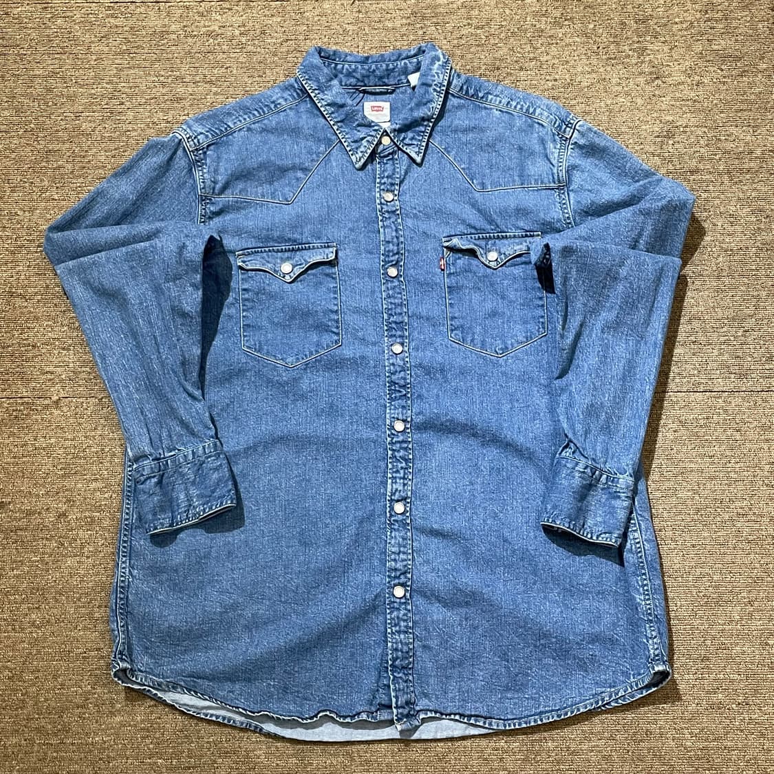 (XL) Levi's 리바이스 코튼 데님 셔츠 스탠다드 핏 상품이미지1