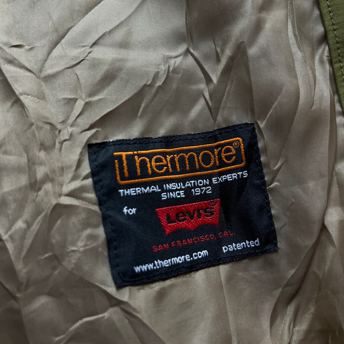 리바이스(R)택 배색 패딩자켓 (실측확인) 상품이미지7