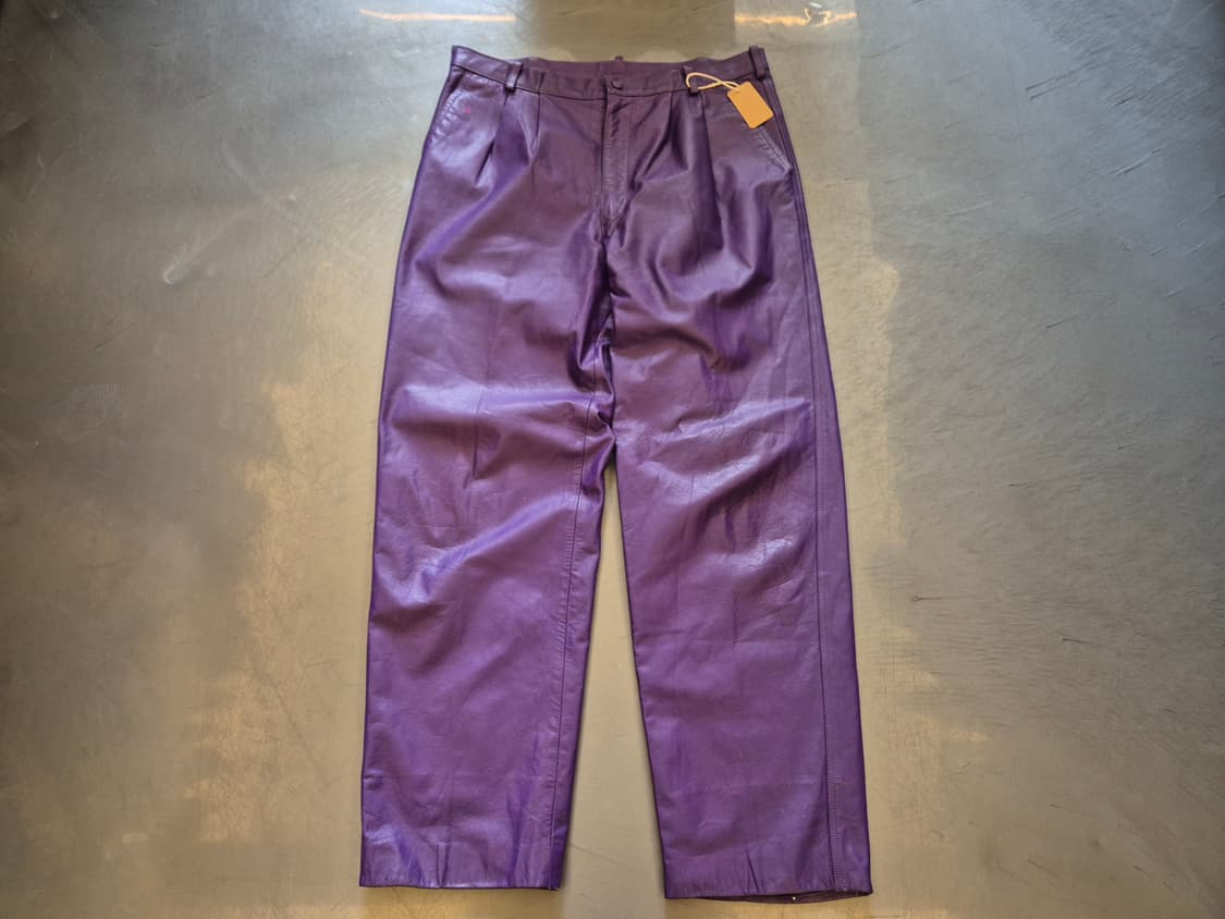 90s sheepskin leather pants 상품이미지1