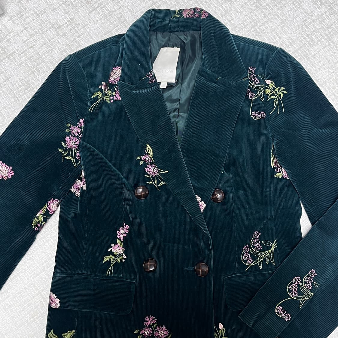 자수 코듀로이 자켓 상품이미지2