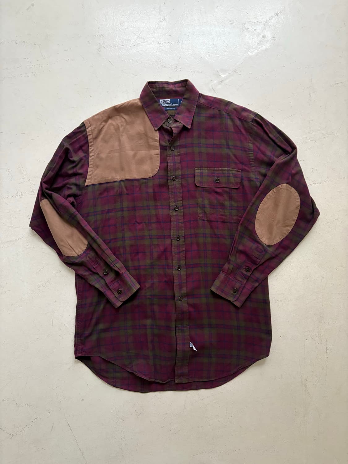 90s  Polo Ralph Lauren Flannel Check 상품이미지1
