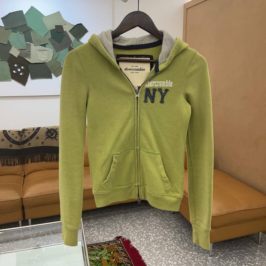 아베크롬비 Y2K 빈티지 약기모 후드집업 85 C06209 상품이미지1