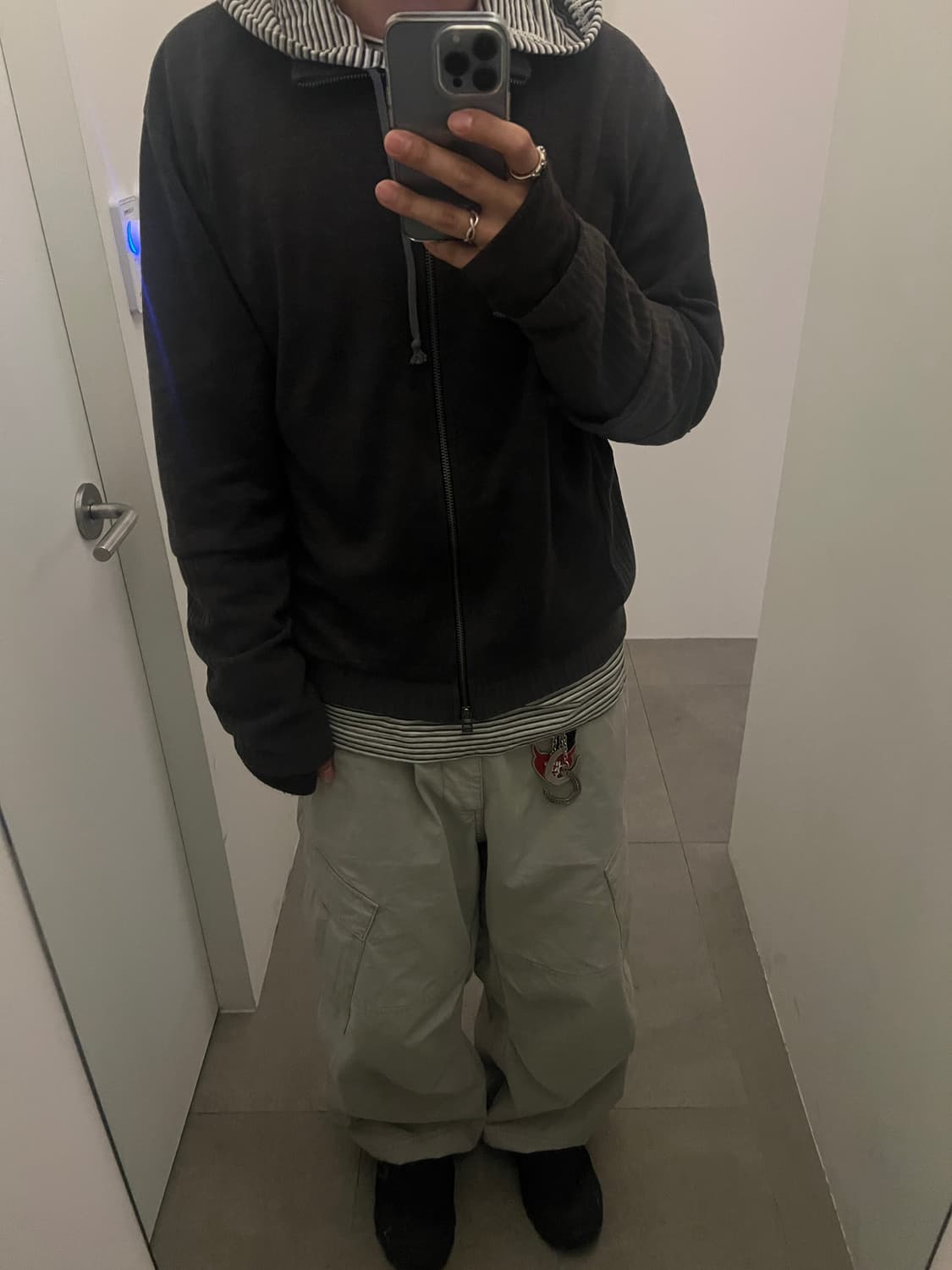 해칭룸 더블슬리브 가디건 4사이즈 판매 상품이미지2