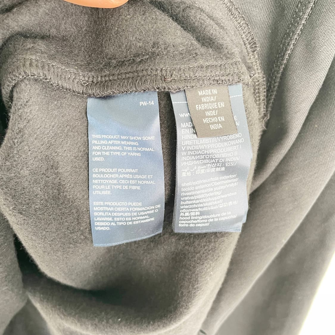 A2 타미힐피거 기모 후드티 110사이즈 상품이미지5