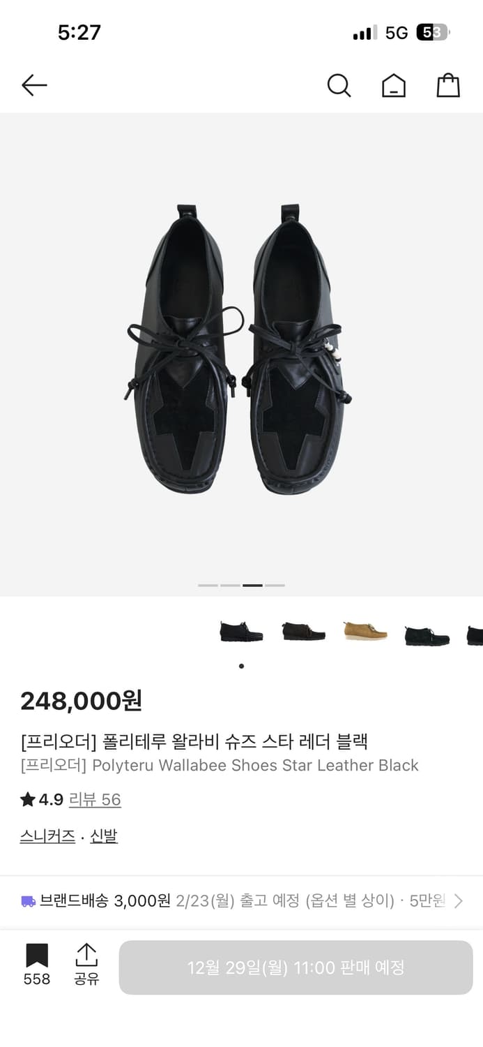 0) 폴리테루 왈라비 레더 스타 상품이미지1