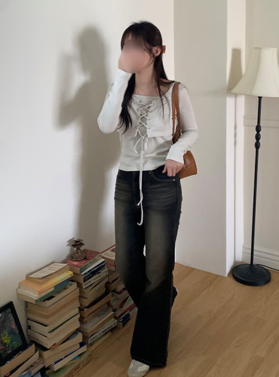 밀크티 아일렛 볼레로 가디건 나시 세트 상품이미지3