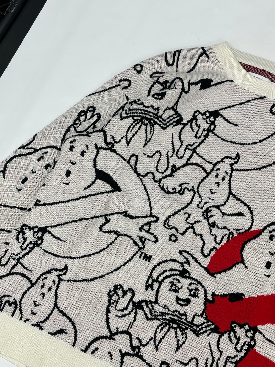 graniph 고스트버스터즈 유령 레어템 캐릭터 니트 스트릿 빈티지 상품이미지5