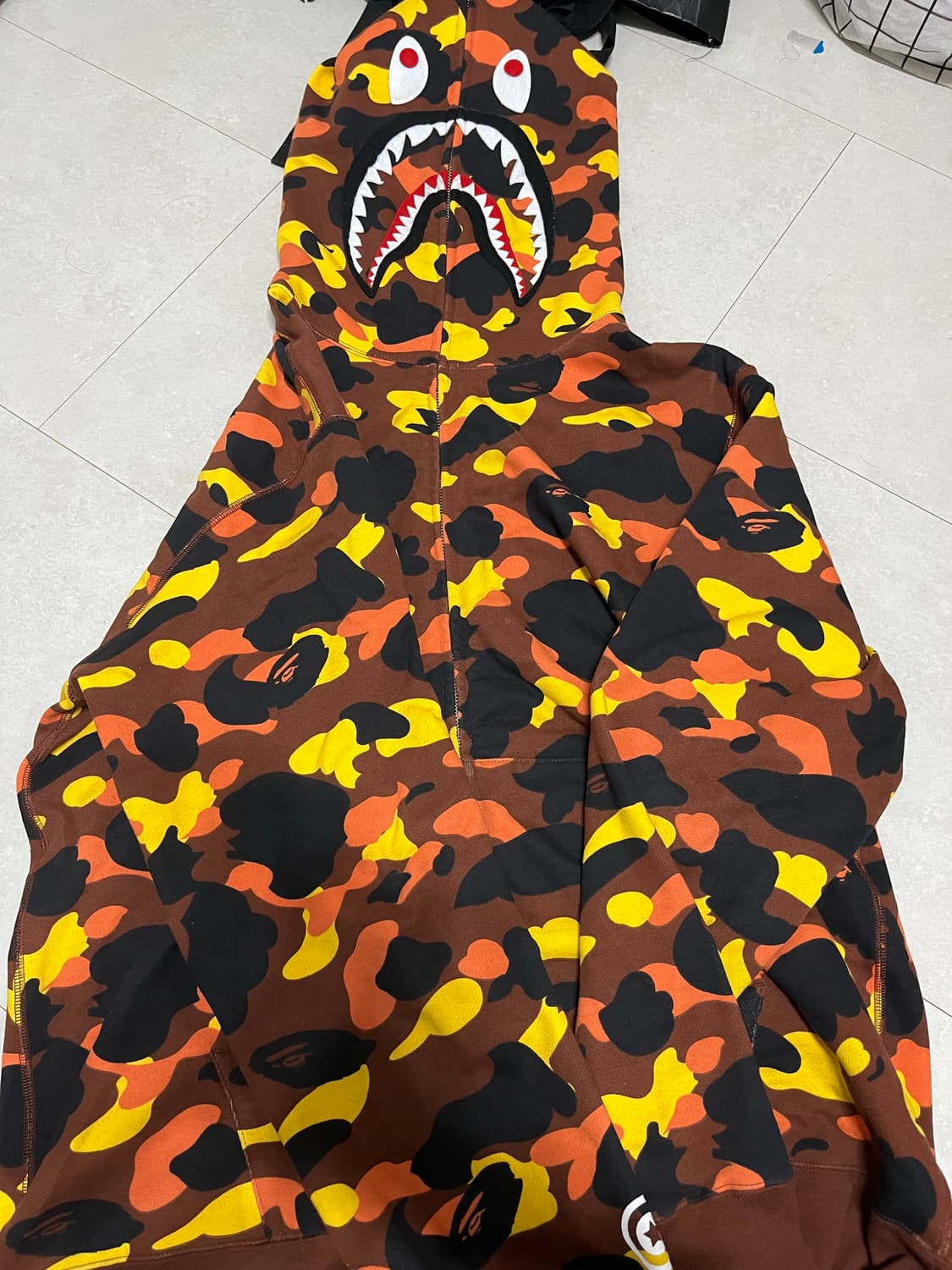 새상품) 베이프Bape xxl샤크후드집업 팝니다!! 상품이미지2