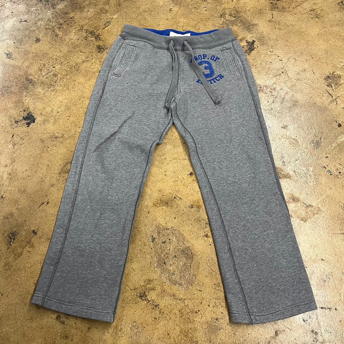 [정품/M] 아베크롬비 그레이 트레이닝 바지 b16 상품이미지2