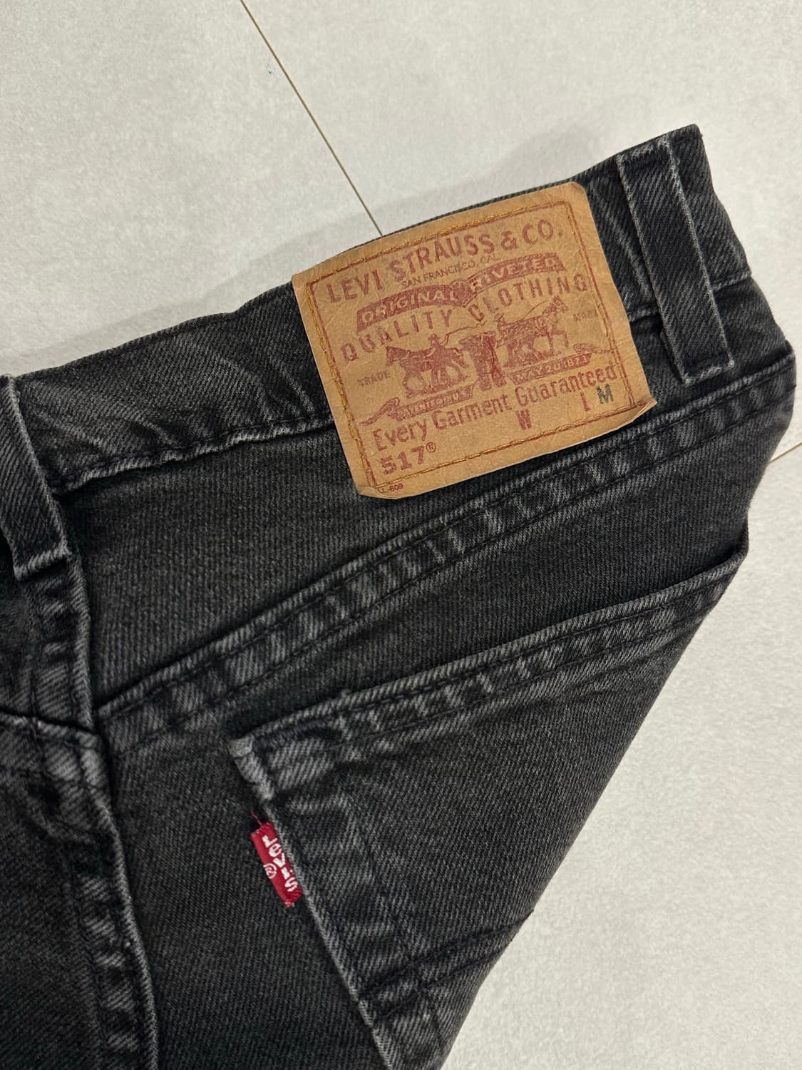 [29-30] 90‘s 빈티지 리바이스 517 흑청 상품이미지3