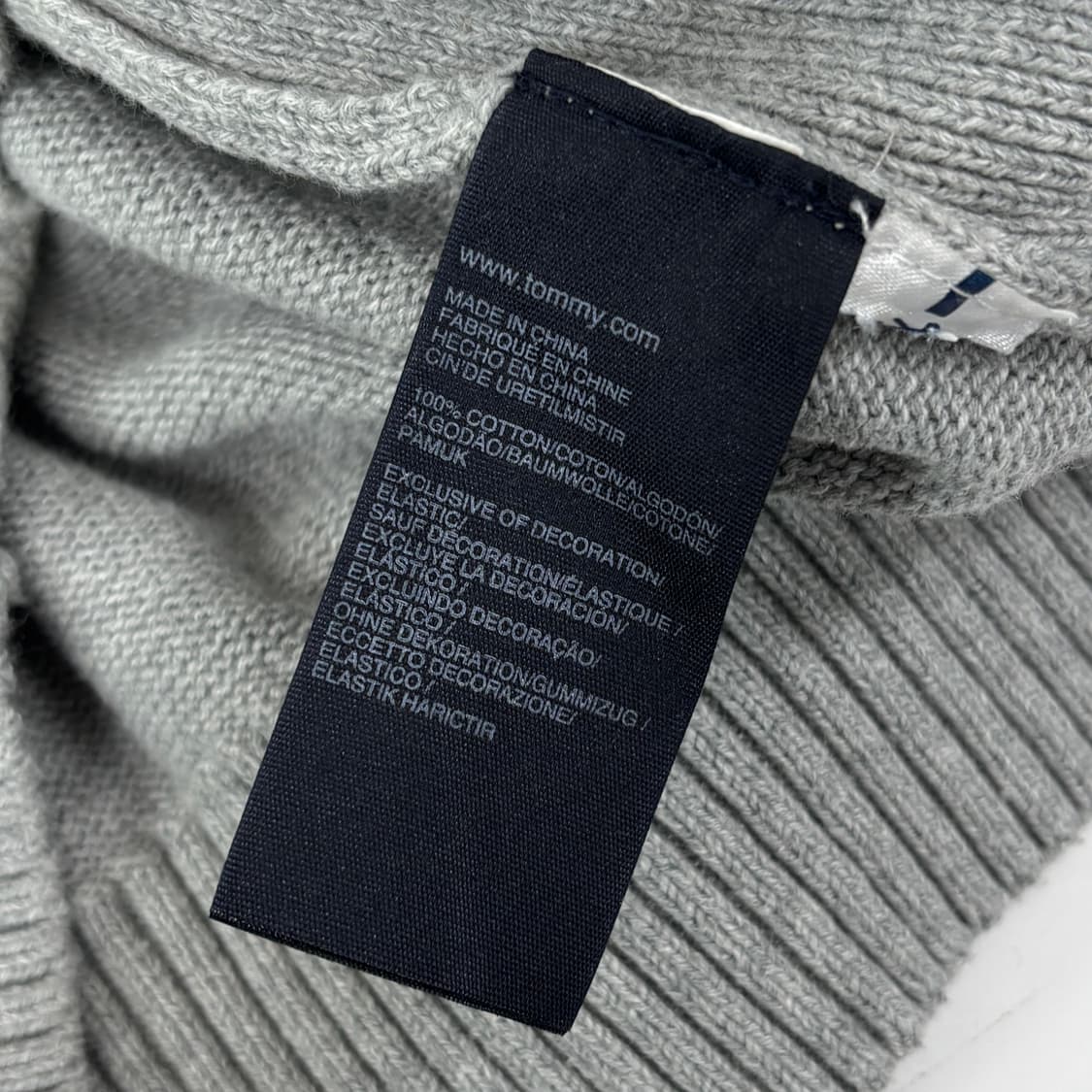 타미힐피거 니트 집업 상품이미지9